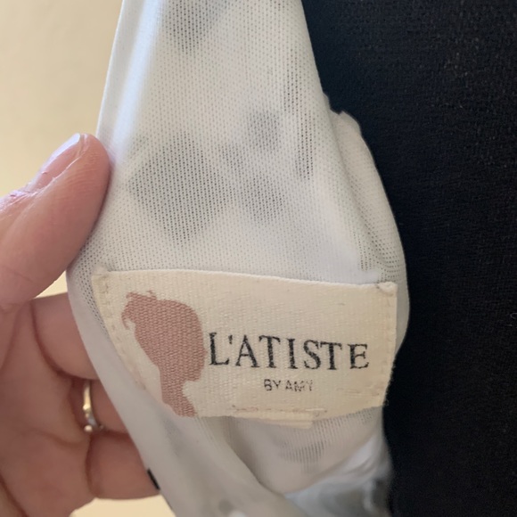 Black/white maxi dress - Picture 7 of 7